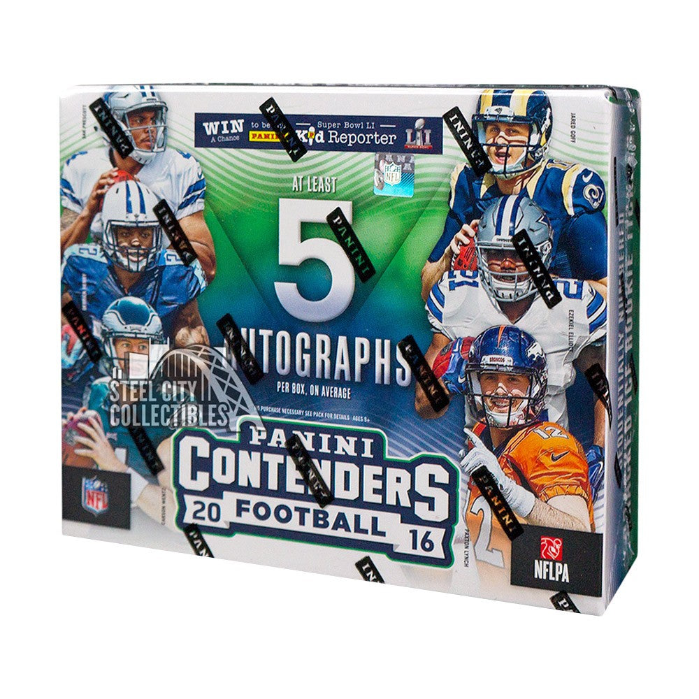 2016 Panini Contenders NFL Football Single Pack from Hobby Box