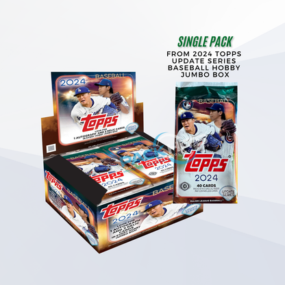 2024 Topps Update Series Single Pack from Hobby Jumbo Box