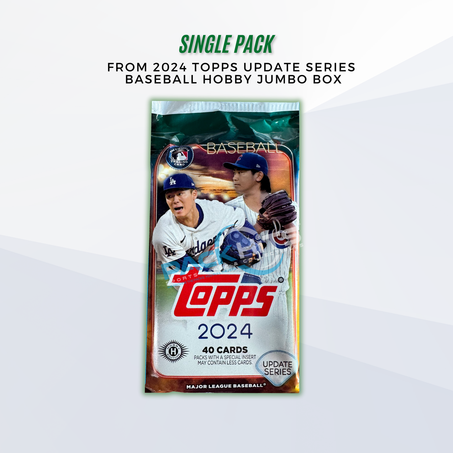 2024 Topps Update Series Single Pack from Hobby Jumbo Box