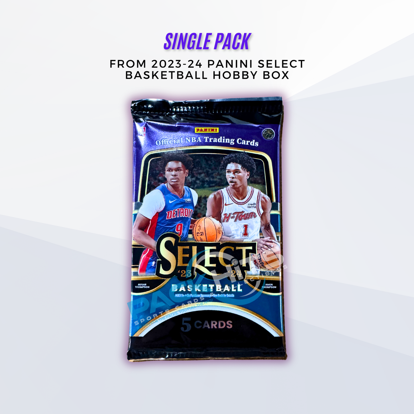 2023-24 Panini Select Basketball Single Pack from Hobby Box