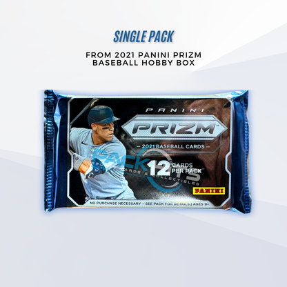 2021-22 Panini Prizm Baseball Single Pack from Hobby Box