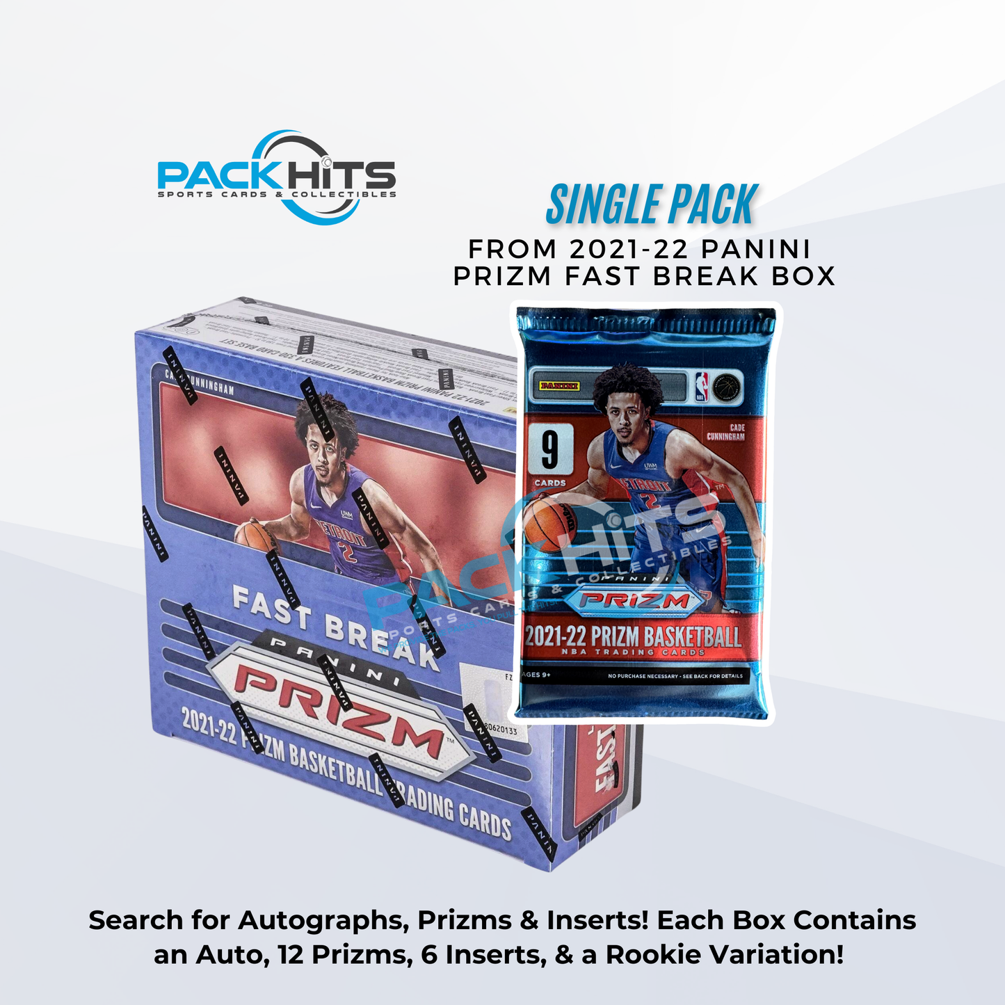 2021-22 Panini Prizm Basketball Single Pack from Fast Break Box