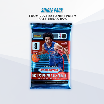 2021-22 Panini Prizm Basketball Single Pack from Fast Break Box