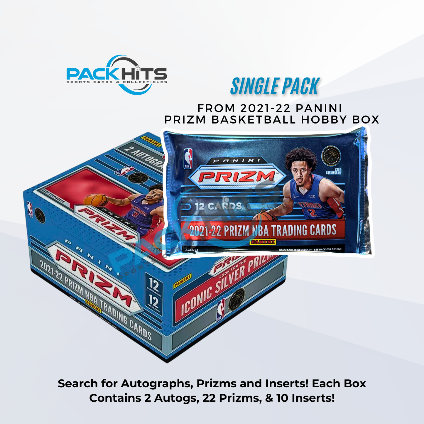 2021-22 Panini Prizm Basketball Single Pack from  Hobby Box