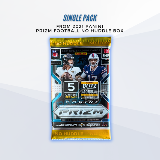 2021-22 Panini Prizm Football Single Pack from No Huddle Box