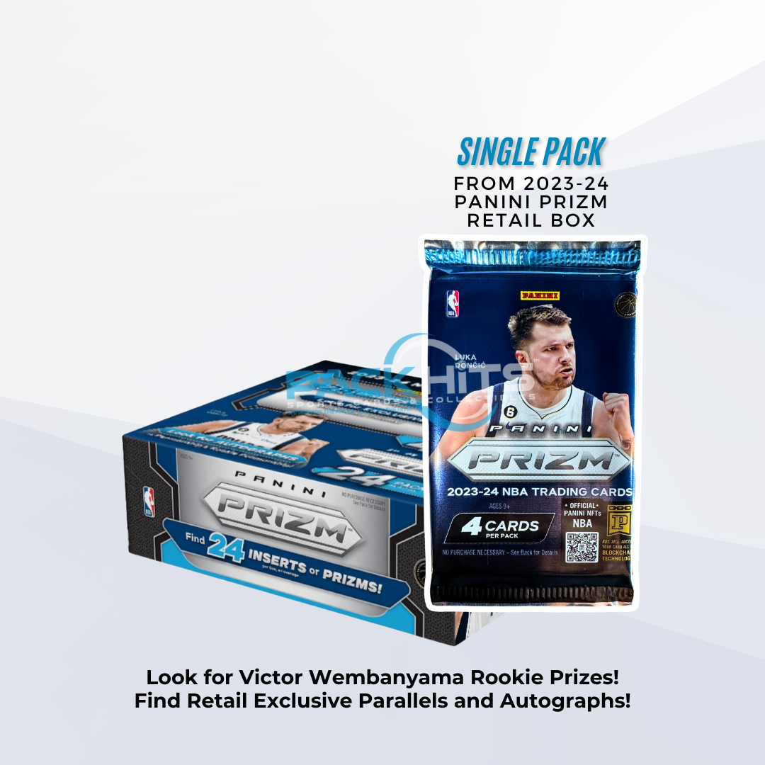 2023-2024 Panini Prizm Basketball Single Pack from 24 pack Retail Box