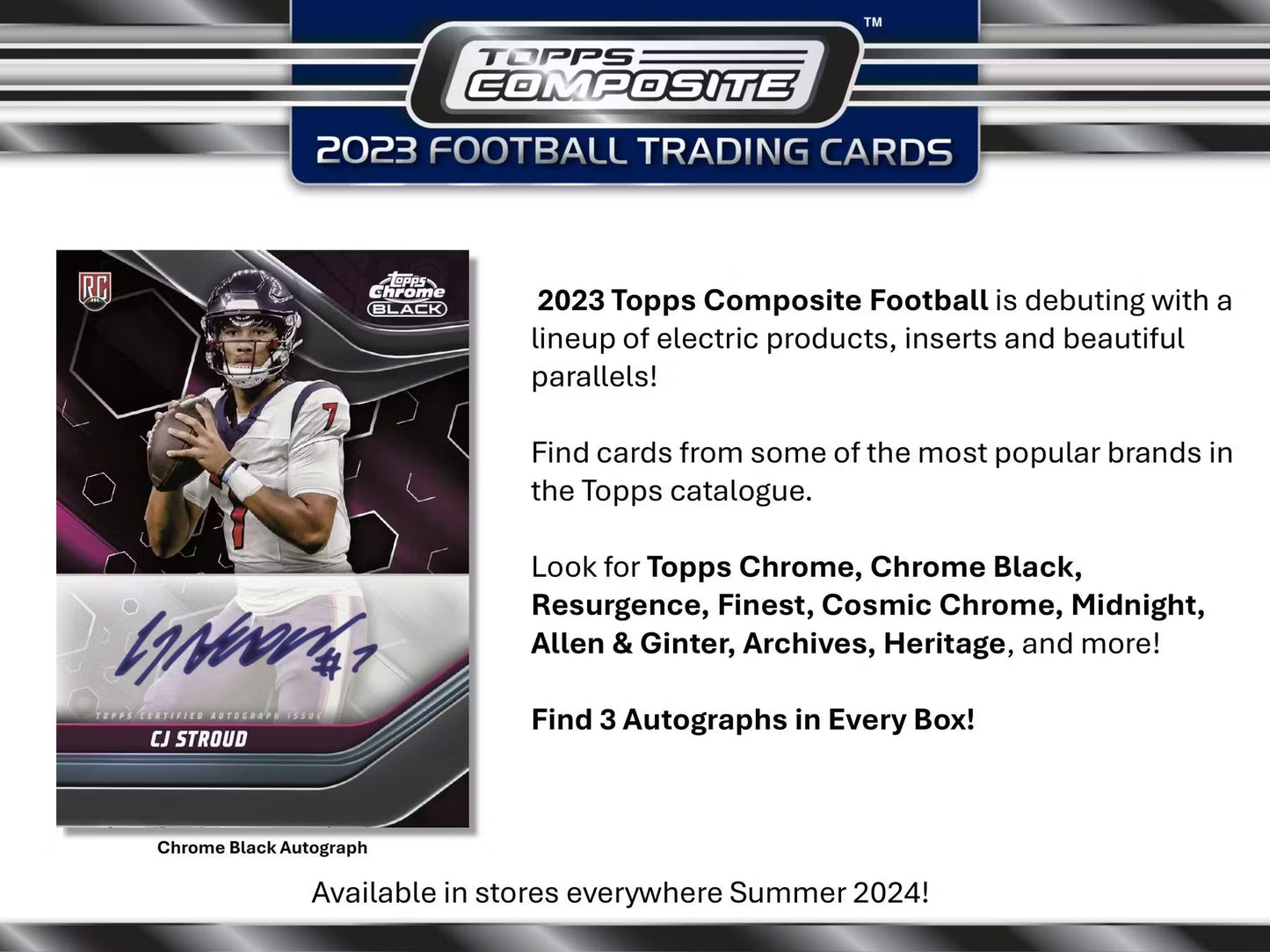 2023-24 Topps Composite 2023 Football Hobby Box Single Pack