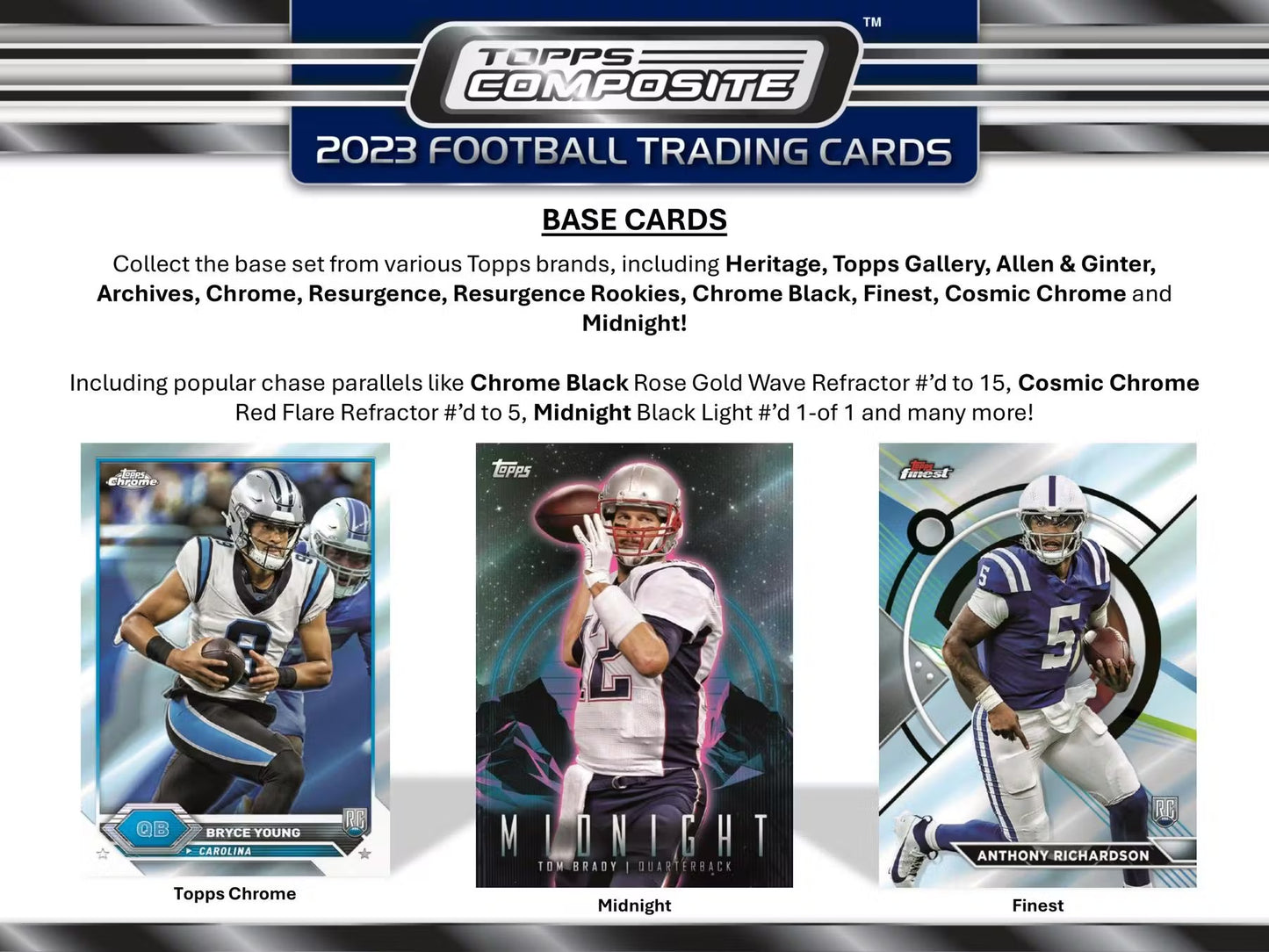 2023-24 Topps Composite 2023 Football Hobby Box Single Pack