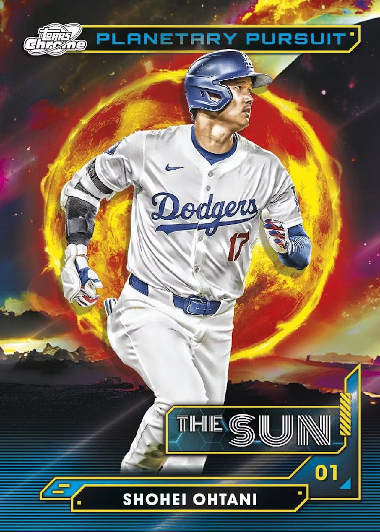 2024 Topps Chrome Cosmic Baseball Single Pack from Hobby Box