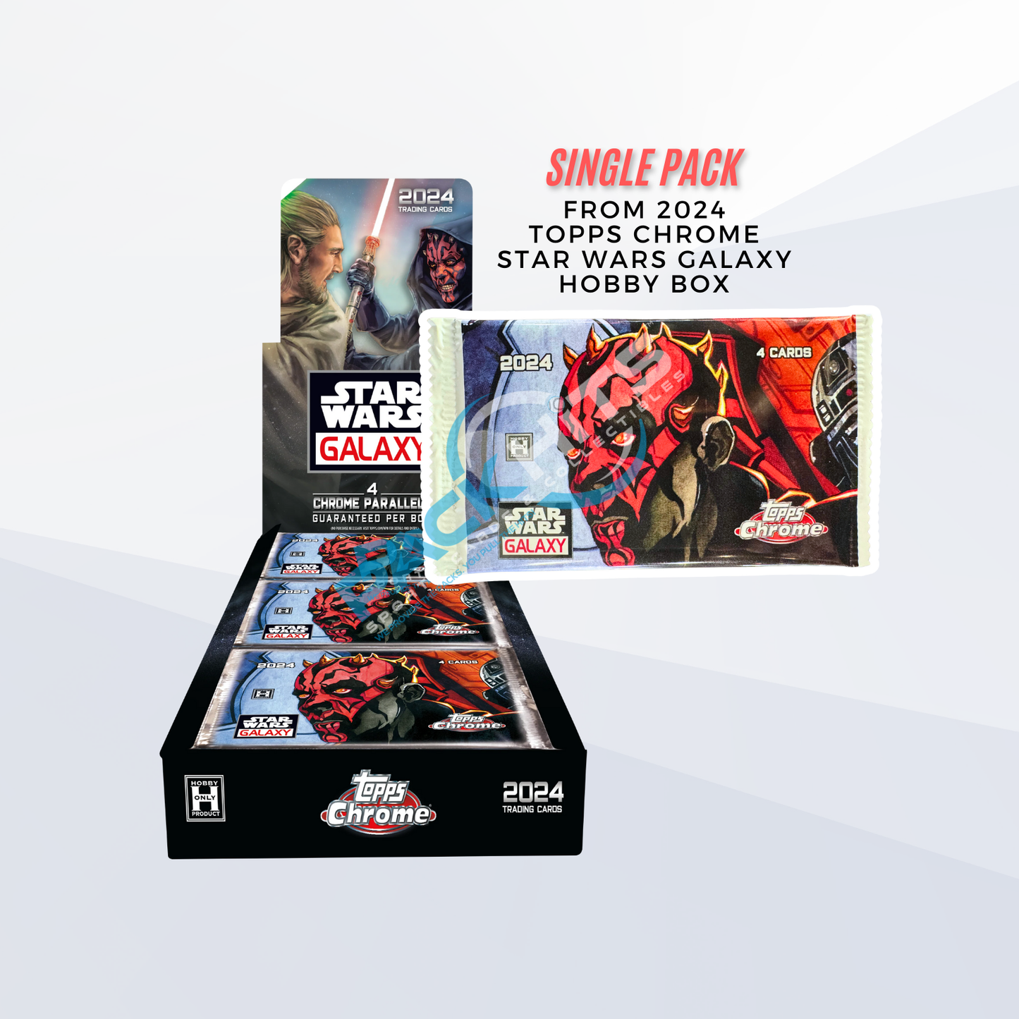 2024 Topps Chrome Star Wars Galaxy Single Pack from Hobby Box