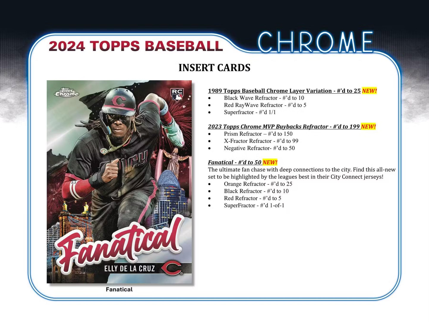 2024 Topps Chrome Baseball Single Pack from Hobby Jumbo Box