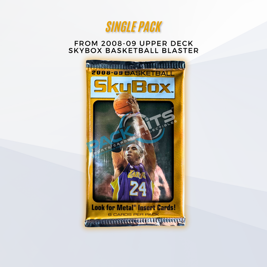 2008-09 Upper Deck Skybox Basketball Single Pack from Blaster Pack (Kobe, Lebron, Jordan Autos)