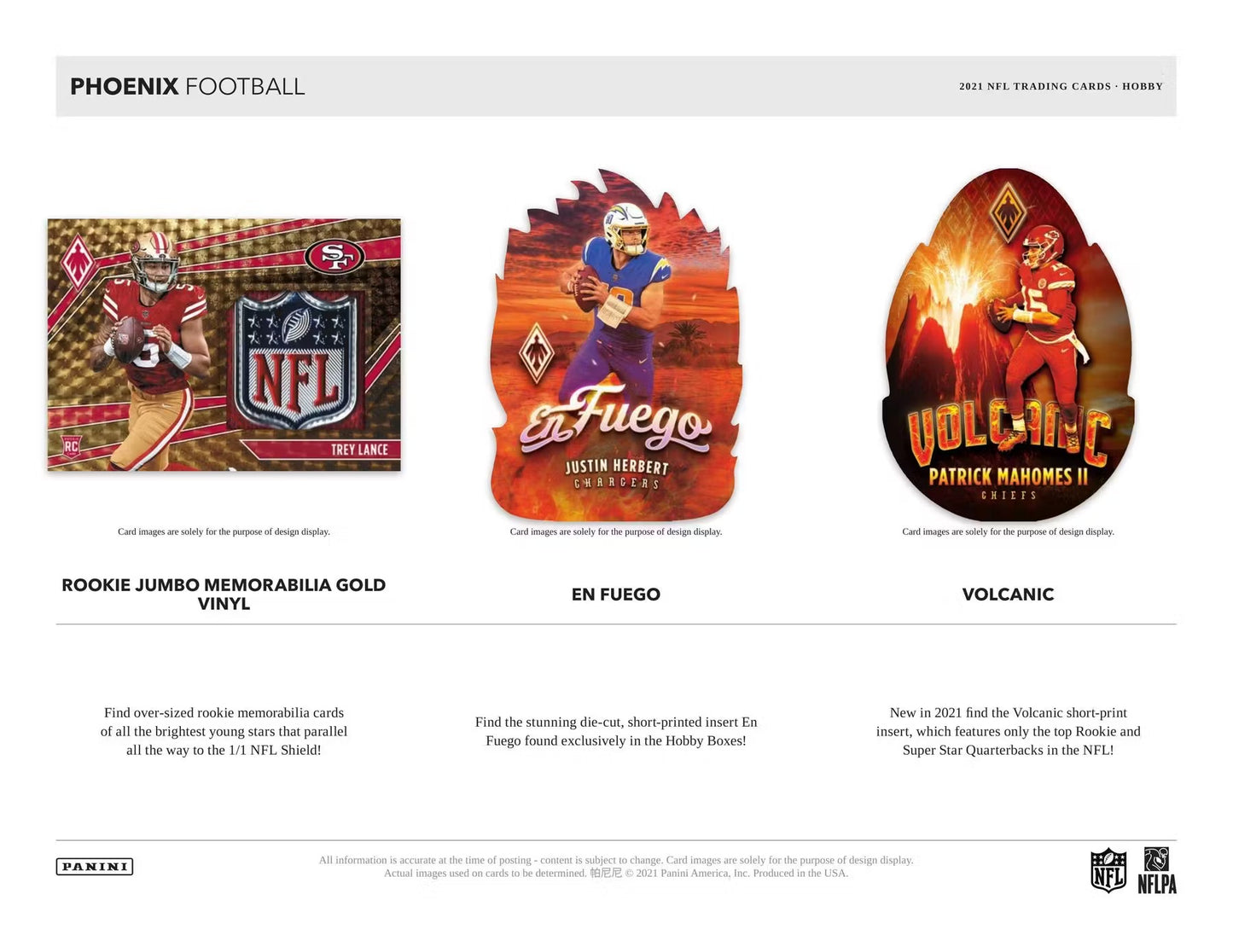 2021 Panini Phoenix Football NFL Single Pack from Hobby Box