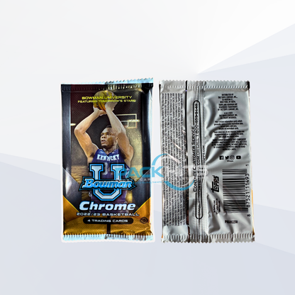 2022-23 Bowman University Chrome Basketball Single Pack from Hobby Box