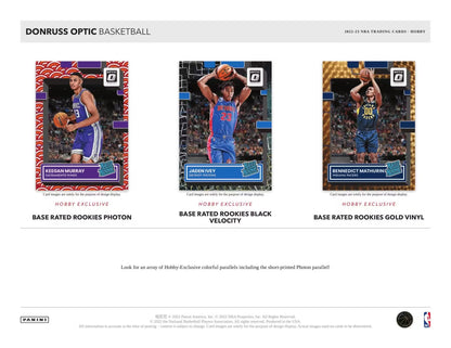 2022-23 Panini Donruss Optic Basketball Single Pack from Hobby Box