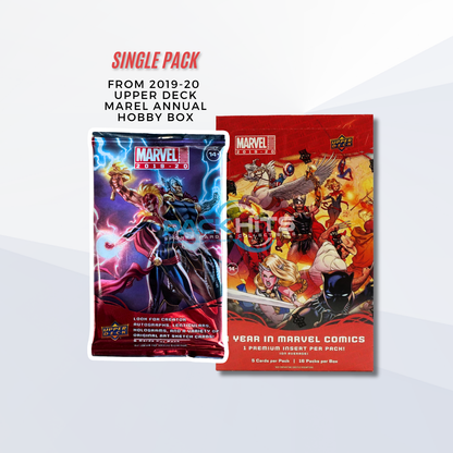 2019 Upper Deck Marvel Annual Pack from Hobby Box