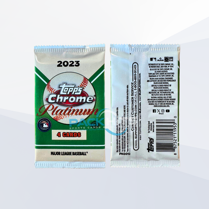 2023 Topps Chrome Platinum Anniversary Baseball Single Pack from Hobby Box