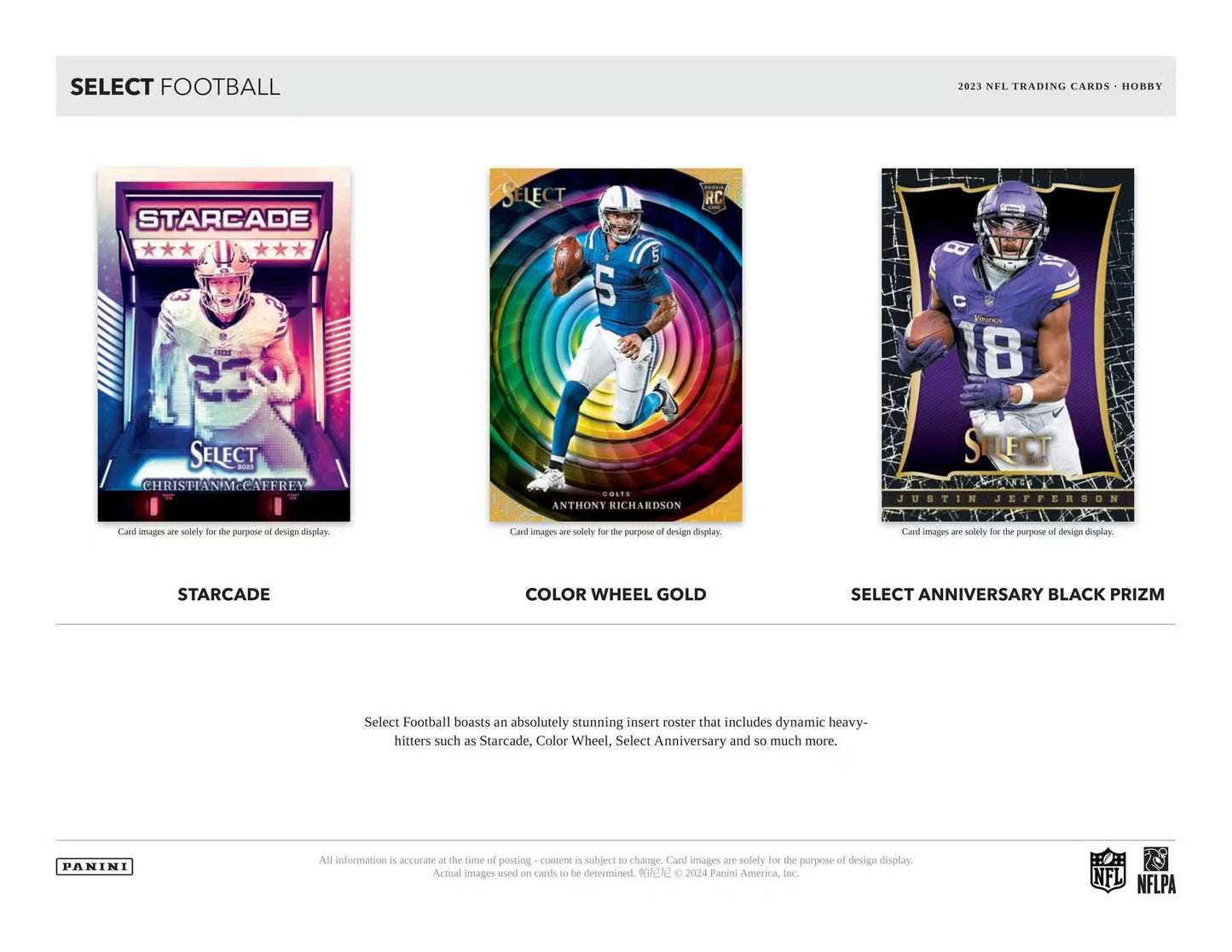 2023 Panini Select Football Single Pack from Hobby Box