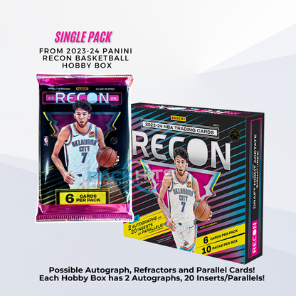 2023-2024 Panini Recon Basketball Single Pack from Hobby Box