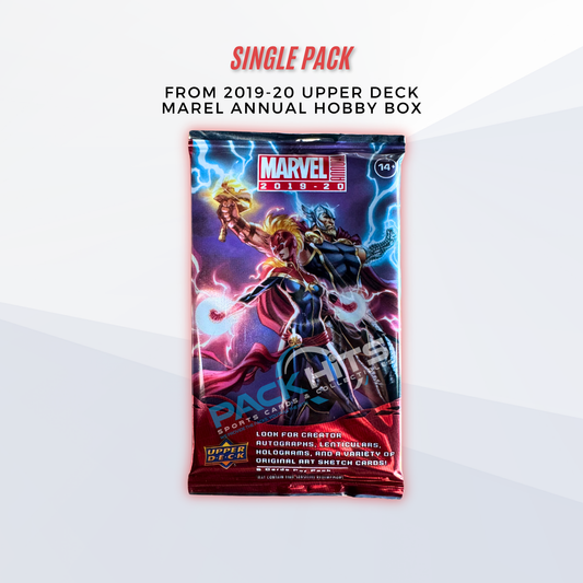 2019 Upper Deck Marvel Annual Pack from Hobby Box