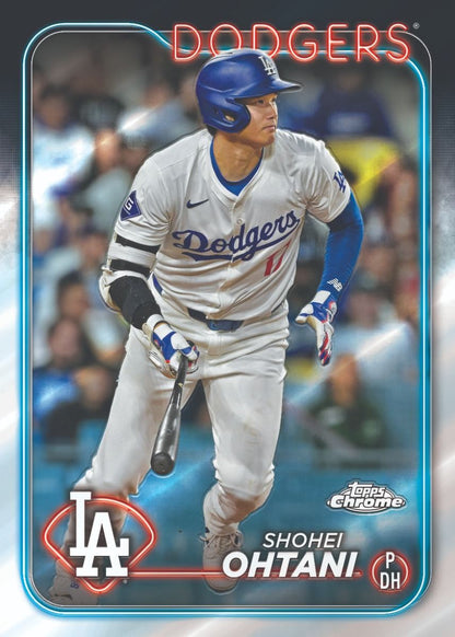 2024 Topps Chrome Baseball Single Pack from Hobby Jumbo Box