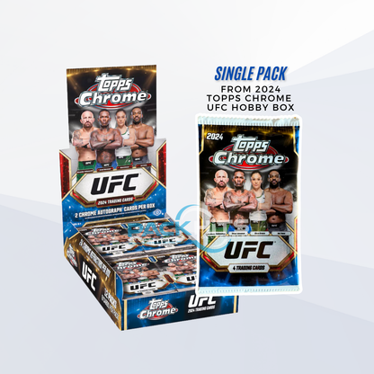 2024 Topps Chrome UFC Single Pack from Hobby Box