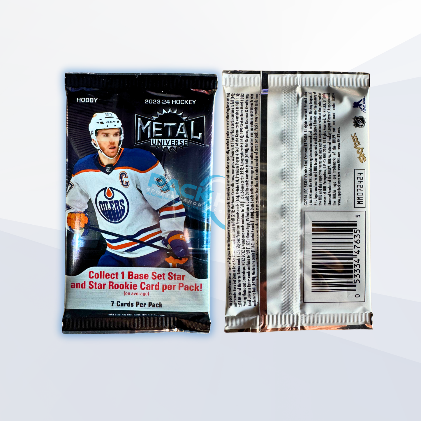 2023-24 Upper Deck Skybox Metal Universe Hockey Single Pack Hobby Box