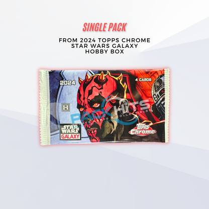 2024 Topps Chrome Star Wars Galaxy Single Pack from Hobby Box