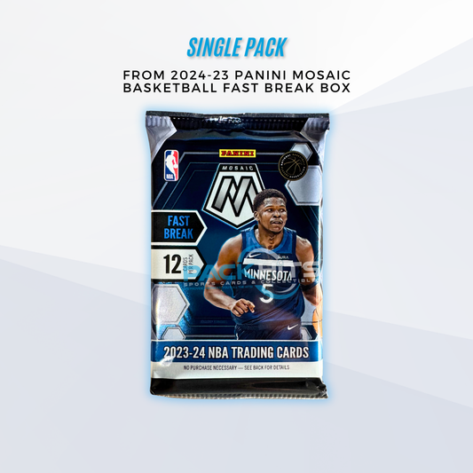 2023-24 Panini Mosaic Basketball Single Pack from Fast Break Box