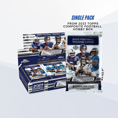 2023-24 Topps Composite 2023 Football Hobby Box Single Pack