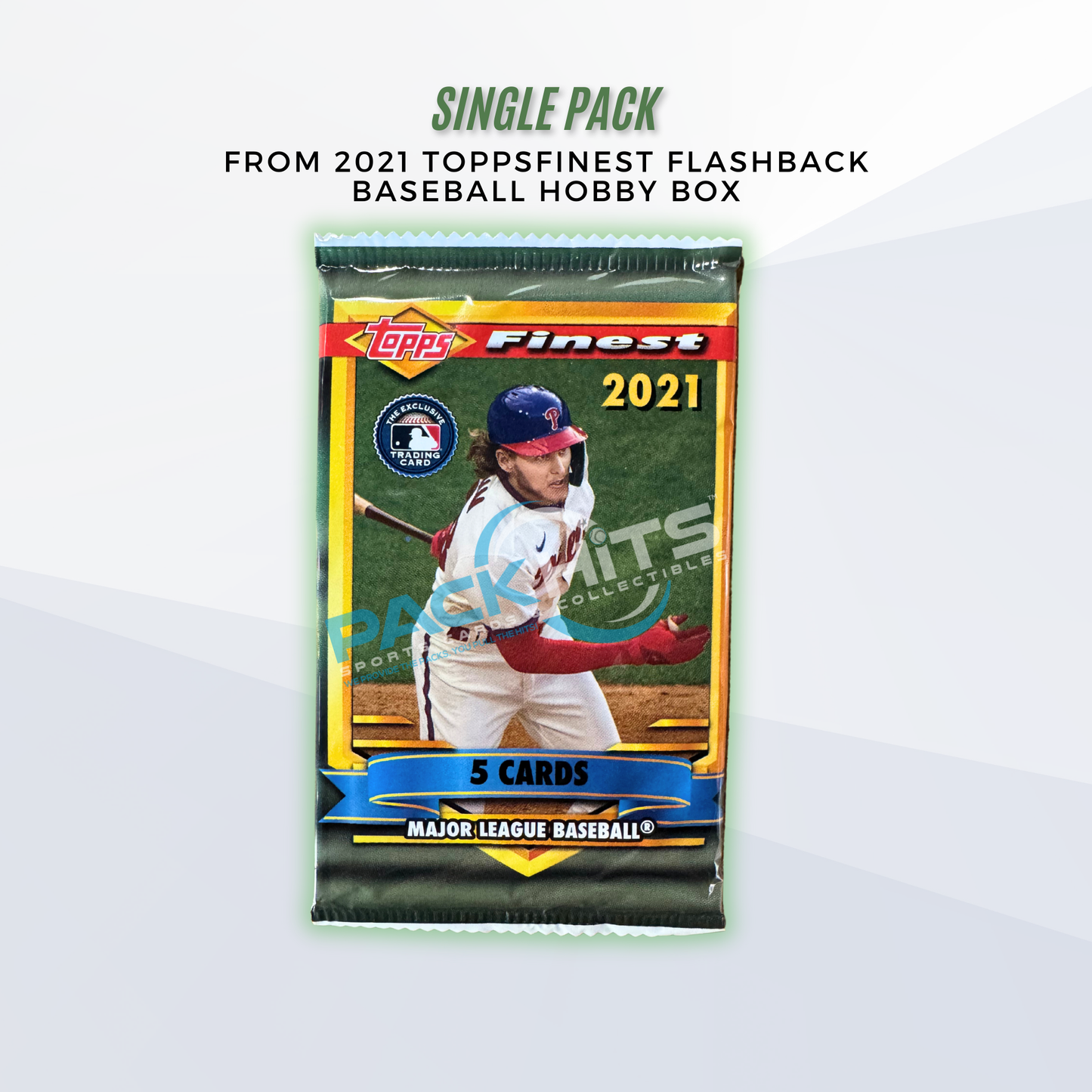 2021 Topps Finest Flashbacks Baseball Single Pack from Hobby Box