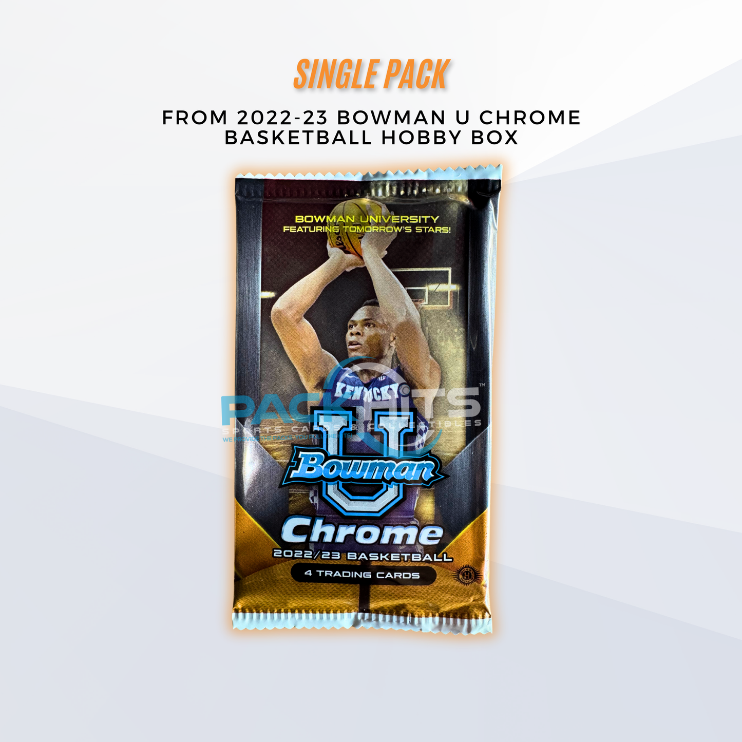 2022-23 Bowman University Chrome Basketball Single Pack from Hobby Box