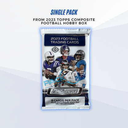 2023-24 Topps Composite 2023 Football Hobby Box Single Pack