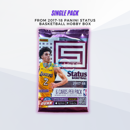 2017-18 Panini Status Basketball Single Pack from Hobby Box