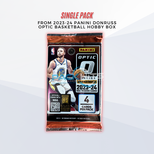 2023-24 Panini Donruss Optic Basketball Single Pack from Hobby Box