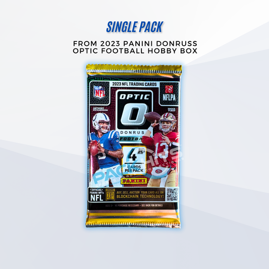 2023 Panini Donruss Optic Football Single Pack from Hobby Box