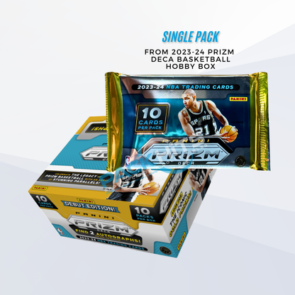 2023-24 Panini Prizm Deca Basketball Single Pack from Hobby Box