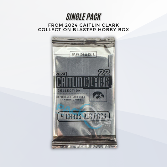 2024 Panini Caitlin Clark Collection Basketball Single Pack from Hobby Blaster Box