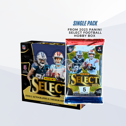 2023 Panini Select Football Single Pack from Hobby Box