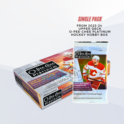 2023-24 Upper Deck O-Pee-Chee Hockey Single Pack from Hobby Box