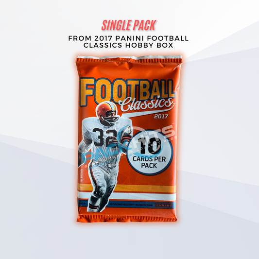 2017 Panini NFL Football Classics Single Pack from Hobby Box (Mahomes Rookie)