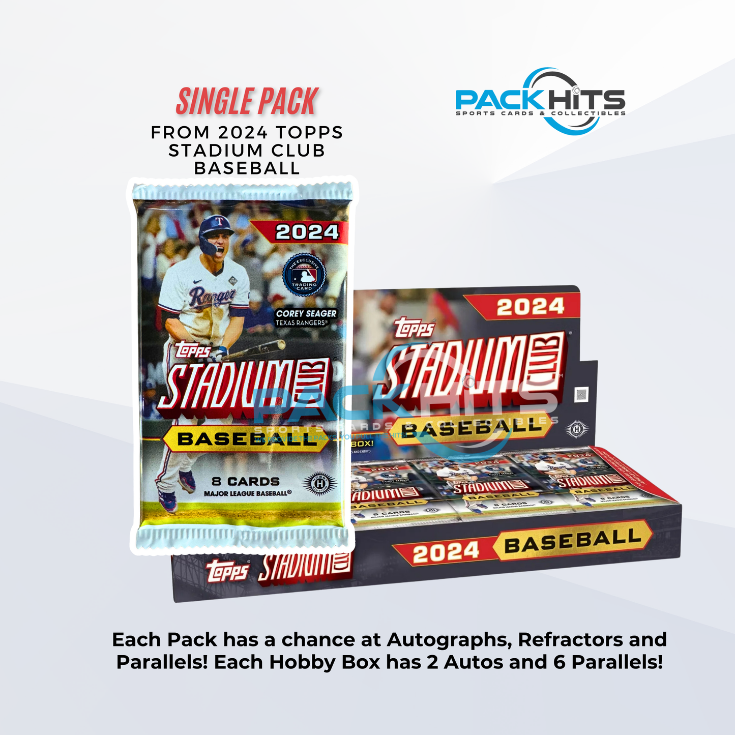 2024 Topps Stadium Club Baseball Single Pack from Hobby Box