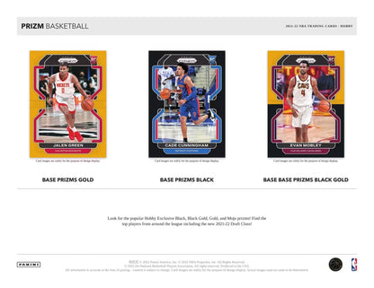 2021-22 Panini Prizm Basketball Single Pack from  Hobby Box