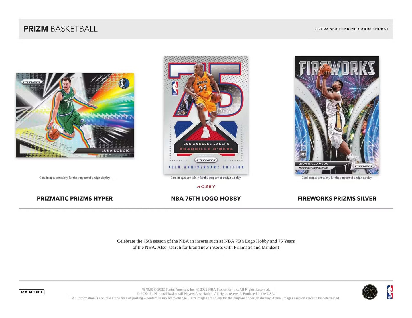 2021-22 Panini Prizm Basketball Single Pack from  Hobby Box