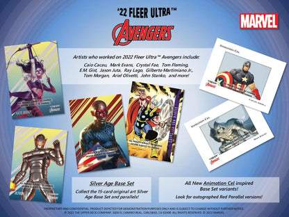 2022 Marvel Fleer Ultra Avengers Single Pack from Hobby Box