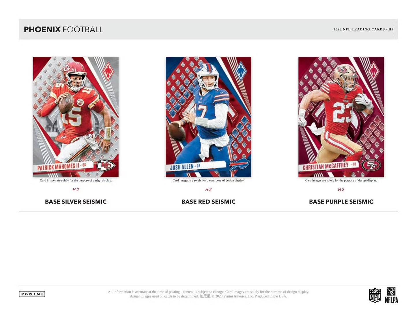 2023 Panini Phoenix Football NFL Single Pack from H2 Box