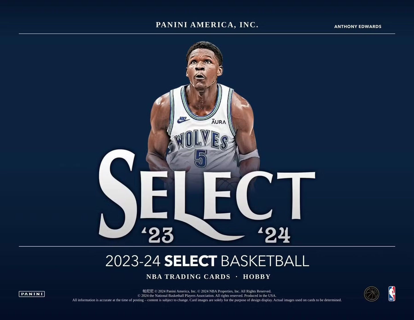 2023-24 Panini Select Basketball Single Pack from Hobby Box