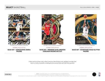 2023-24 Panini Select Basketball Single Pack from Hobby Box