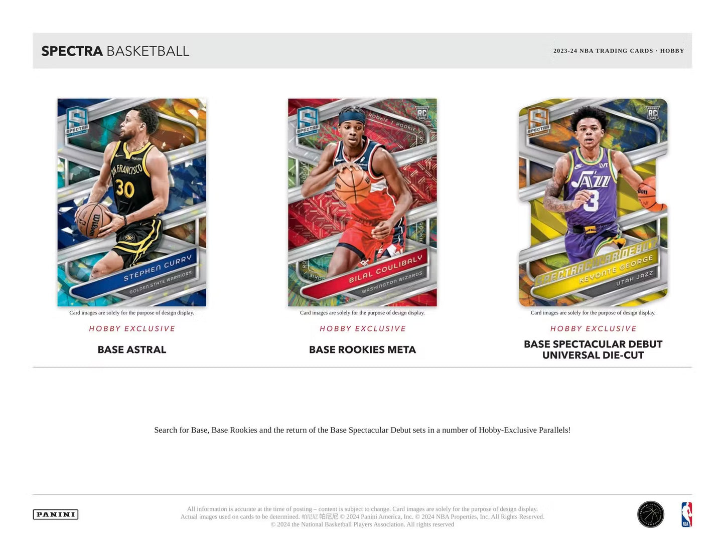 2023-24 Panini Spectra Basketball Single Pack from Hobby Box