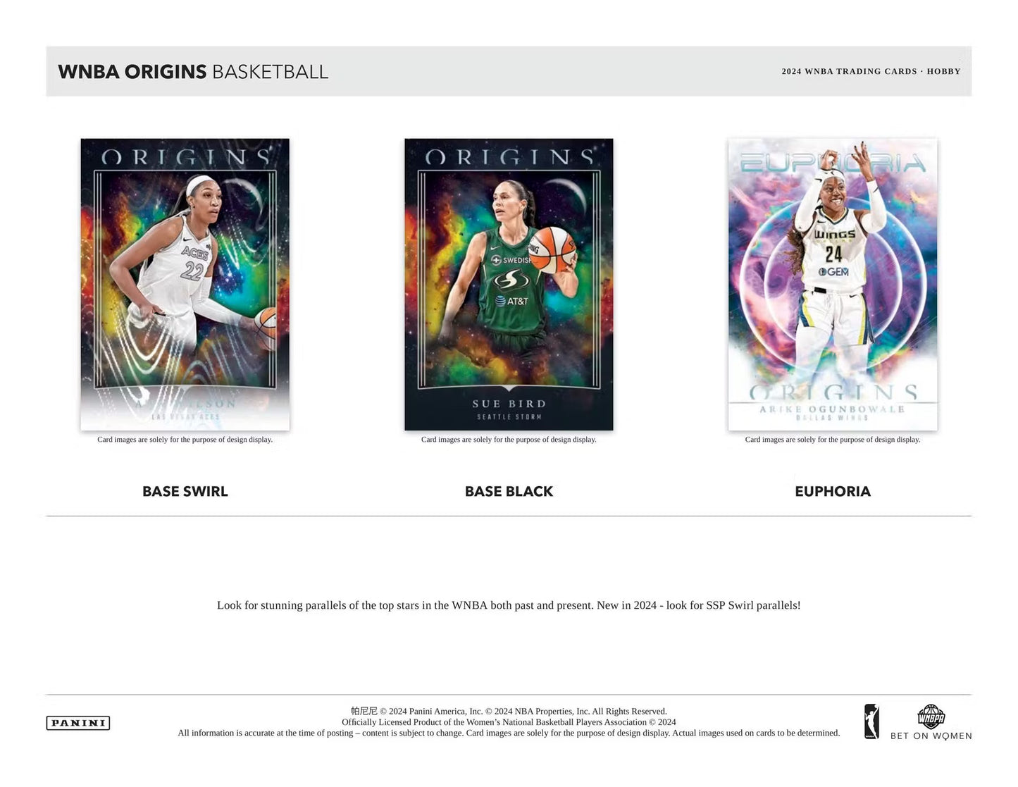 2024 Panini WNBA Origins Basketball Hobby Box